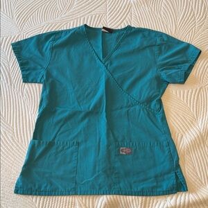 Teal Women's Scrub Top